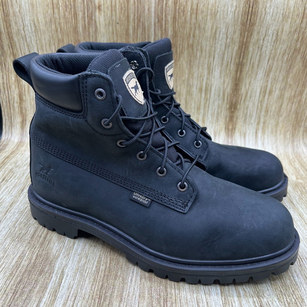 Irish Setter Hopkins 6" Boots Men's Size 8.5 D Waterproof Soft Toe Leather 83671